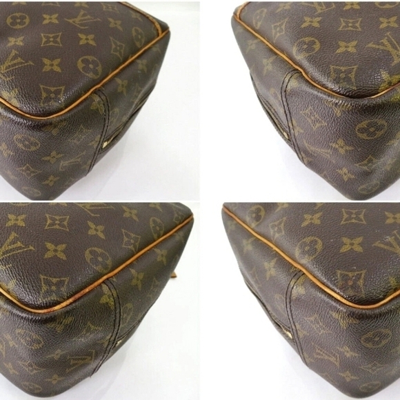 Louis Vuitton Deauville 1998 Monogram Handbag In Brown Canvas And Leather - Picture 6 of 14